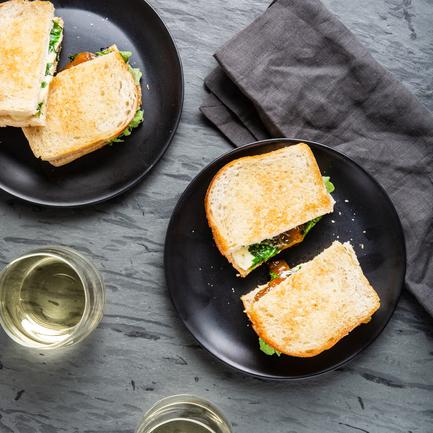 Grilled Brie and Fig Jam Sandwich