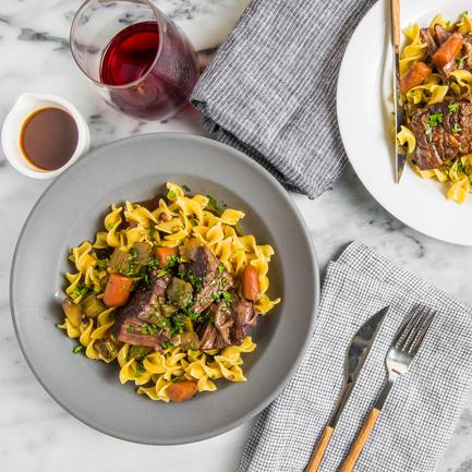 Red Wine-Braised Short Ribs