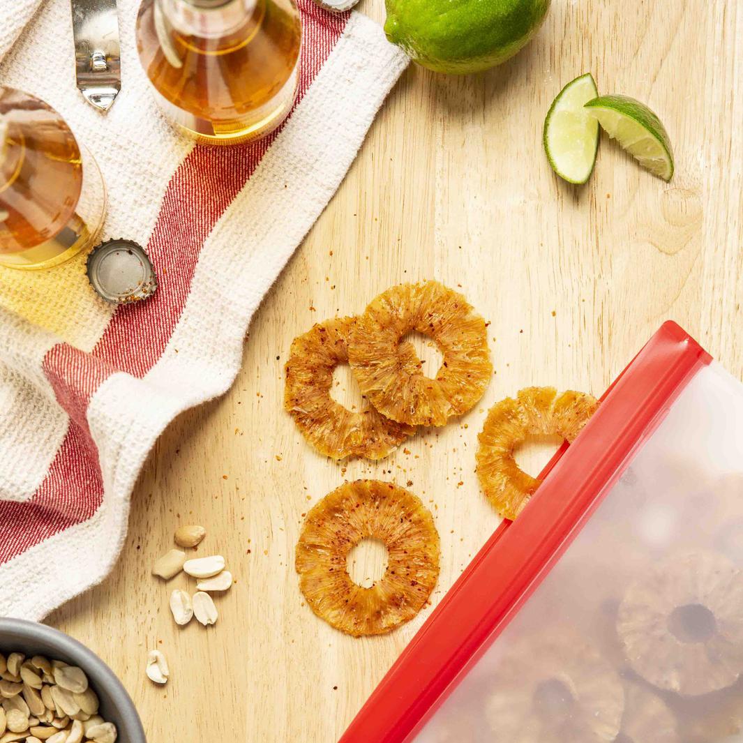 ChiliLime Dried Pineapple Rings Recipe • June Oven
