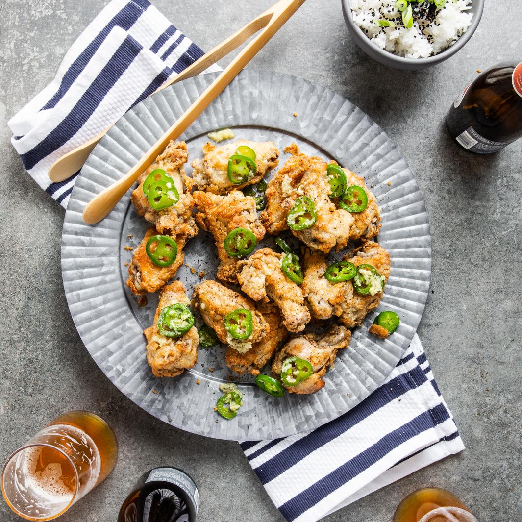 Salt and Pepper Chicken Wings Recipe • June Oven