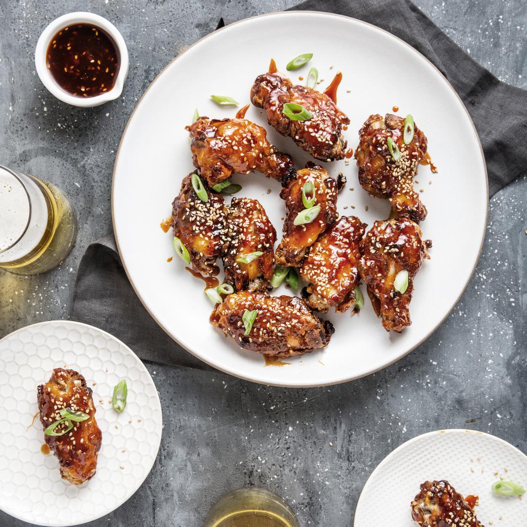 Korean AirFried Chicken Wings Recipe • June Oven