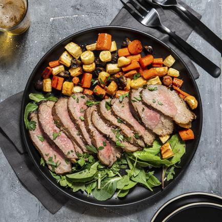 Santa Maria-Style Tri-Tip with Roasted Vegetables