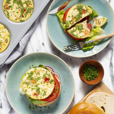 Smoked Salmon Egg Pan Frittata