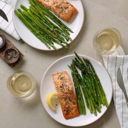 Salmon and Asparagus