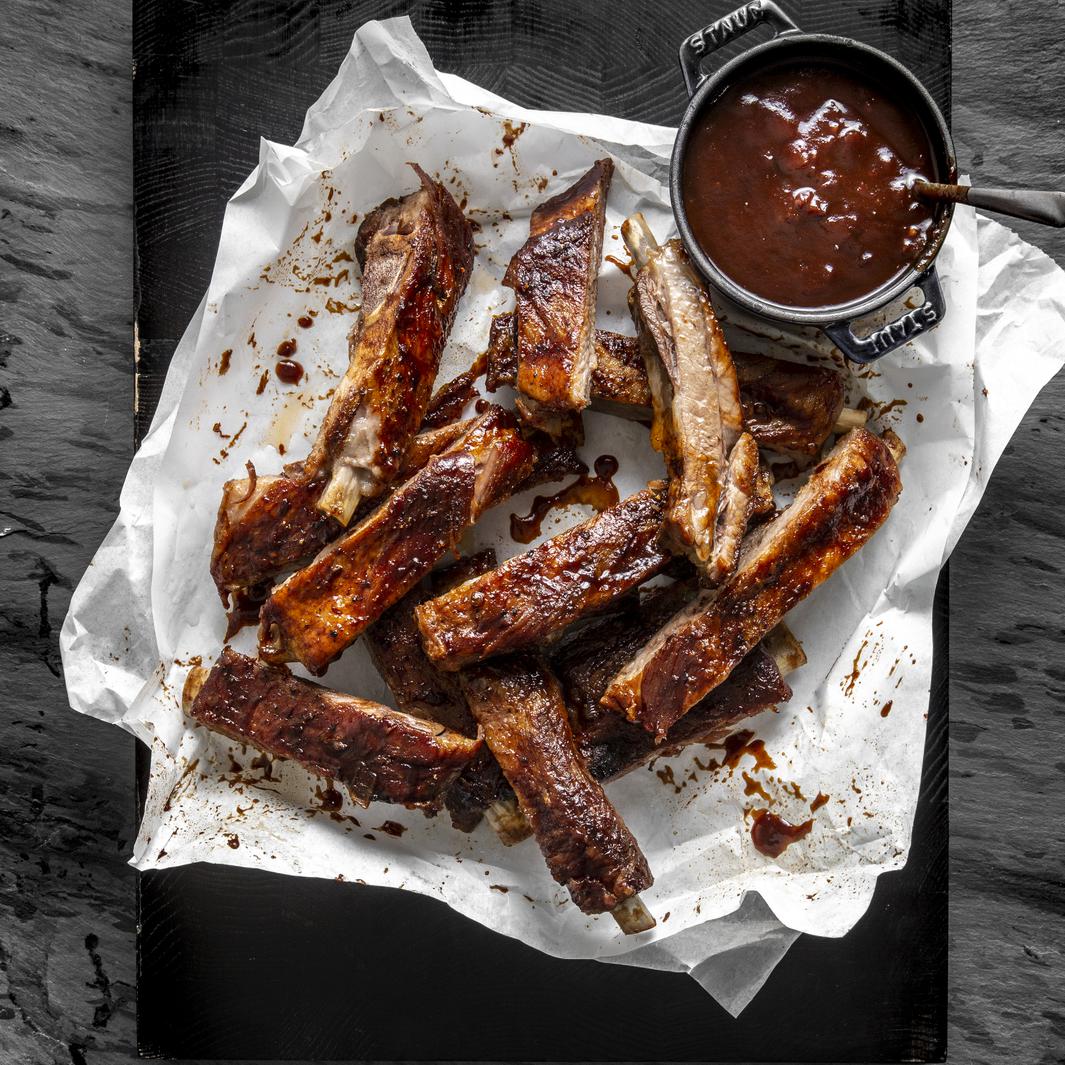 Pork Ribs with Chipotle BBQ Sauce Recipe • June Oven