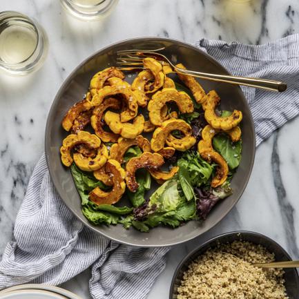 Roasted Delicata Squash Slices